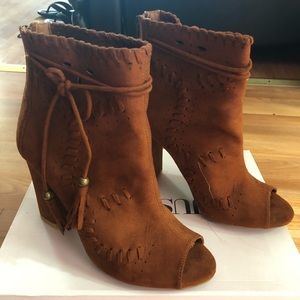 Suede Booties
